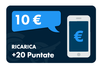 10€ Ricarica Tel. +20 P