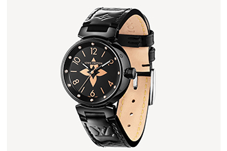 Louis Vuitton Reloj Mujer Tambour All Black 34mm - Bidoo