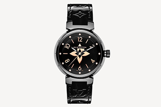 Louis Vuitton Reloj Mujer Tambour All Black 34mm - Bidoo