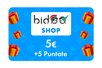 5€ Bidoo Shop + 5 pt