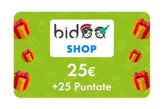 25€ Bidoo Shop + 25 pt
