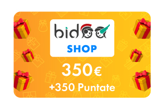 350€ Bidoo Shop + 350 pt