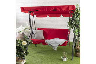 Copertura Impermeabile Per Dondolo Da Giardino 3 Posti - Protezione Per Mobili Da Esterno, Patio E Terrazzo