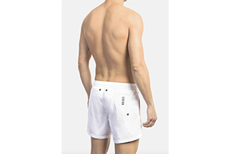 Bikkembergs Costume Uomo White Red - Bidoo