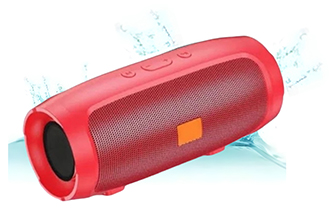 Cassa Bluetooth Splashproof Rosso