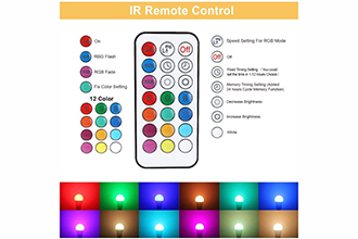 Lampadina LED Multi Color con Telecomando - Bidoo