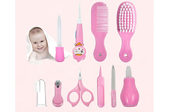 Set Baby Care 10 Pezzi Rosa - Bidoo