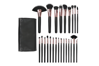 Set Pennelli Make Up 12 Pennelli Professionale Per Trucco Custodia