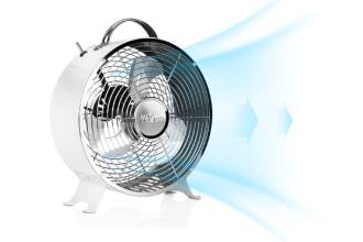 Ventilatore da Tavolo Retro Bianco