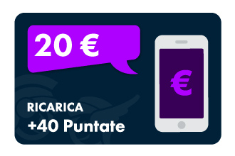 20€ Ricarica Tel. +40 P