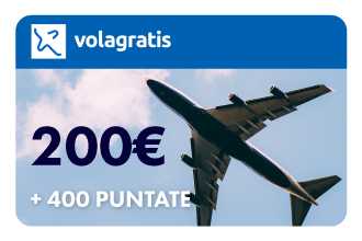 200€ Volagratis +400P